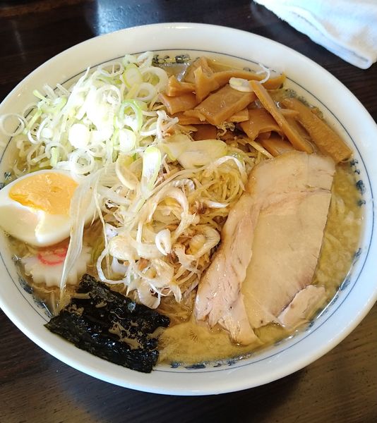 「定番塩+チャーシュー(モーニングサービス)」@東池袋大勝軒 しのやの写真