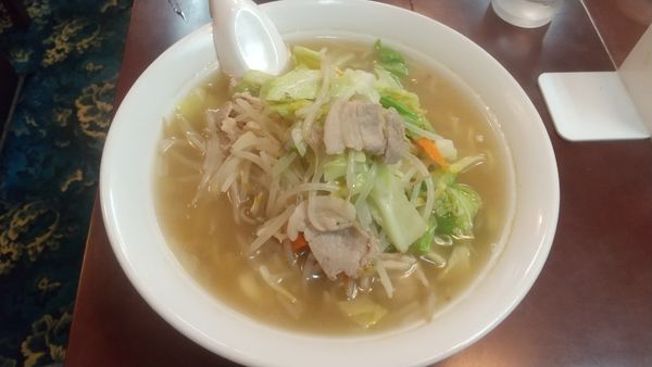 「タンメン900円」@ラーメン中本 新宿店の写真