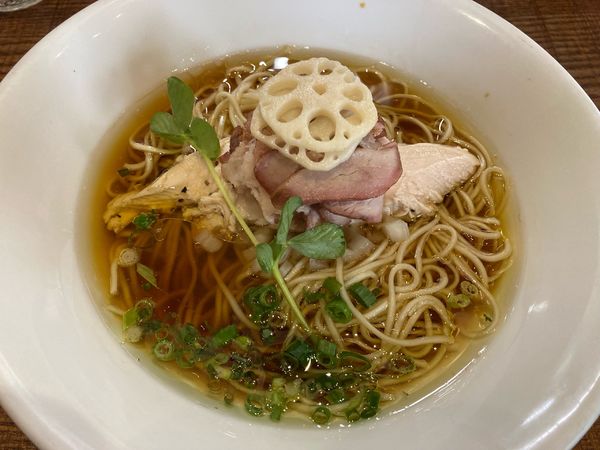 「鶏と水」@つくばらーめん 鬼者語 -オニモノガタリ-の写真