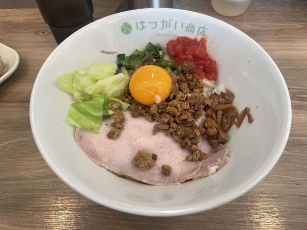 「【限定】気まぐれまぜそば」@はつがい商店の写真