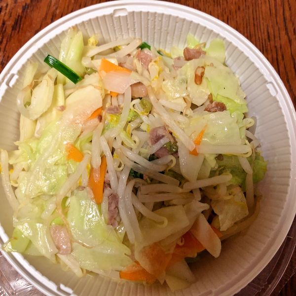 「【テイクアウト】野菜たっぷりタンメン」@日高屋 上野店の写真