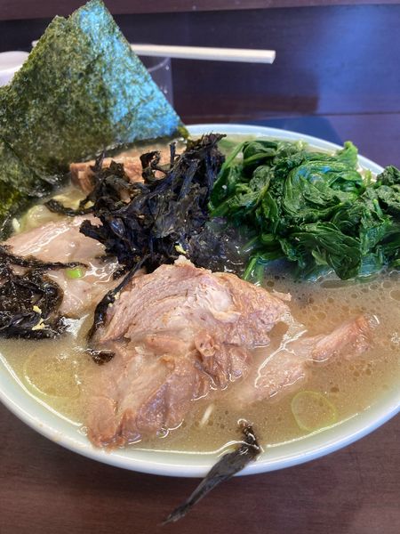 「チャーシューメン　ほうれん草増し」@ラーメンショップ 二ツ橋店の写真