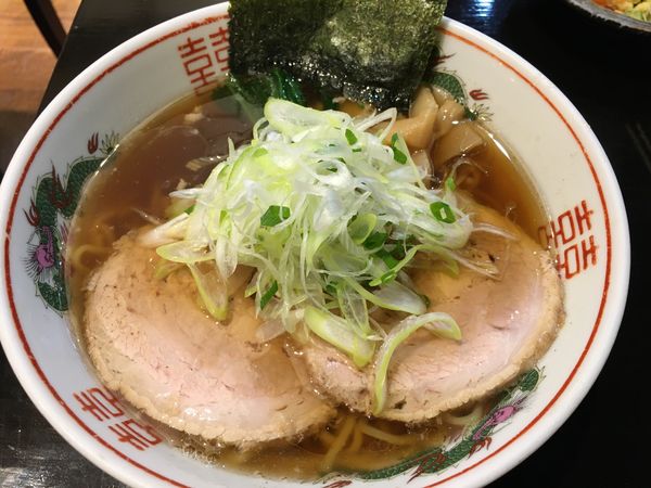 「ラーメン+円盤餃子+イカニンジン他」@餃子の照井 福島駅東口店の写真