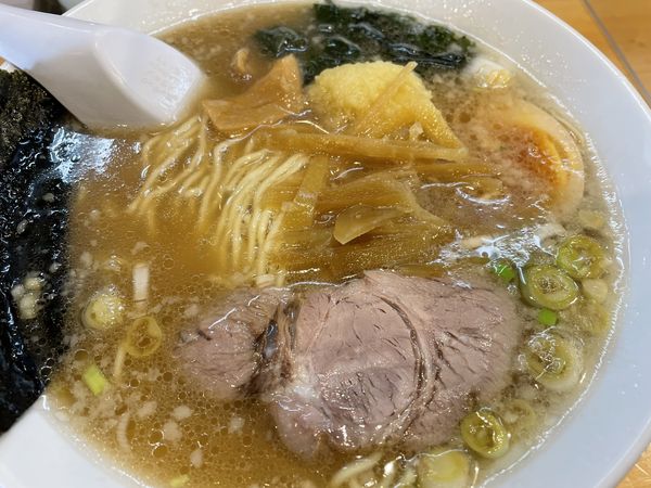 「季節限定：生姜ラーメン790円・味薄め+小ライス・クーポン無」@ラーメンショップ椿 大玉店の写真