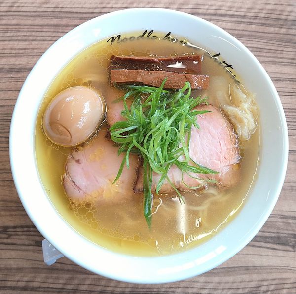 「天日塩＋煮玉子＋肉めし」@麺庵ちとせの写真