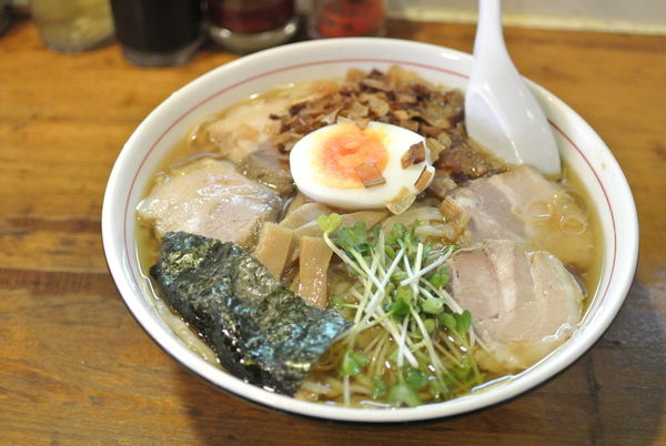 「中華チャーシュー麺大盛り揚げネギ1260円」@佐野ラーメン たかのの写真