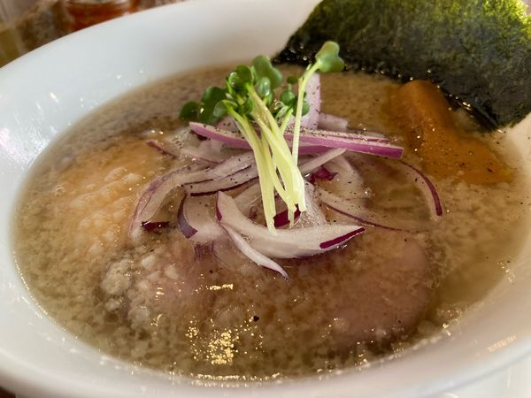 「背脂中華そば（醤油・太麺）」@HAYATEの写真