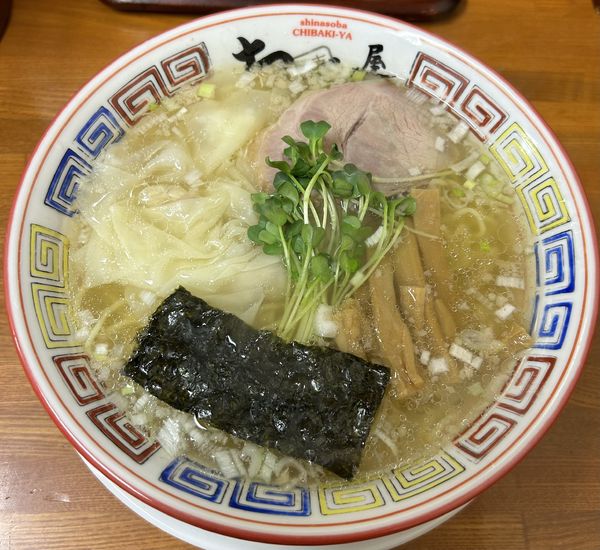 「海老塩ワンタンそば¥1030」@ちばき屋 葛西店の写真