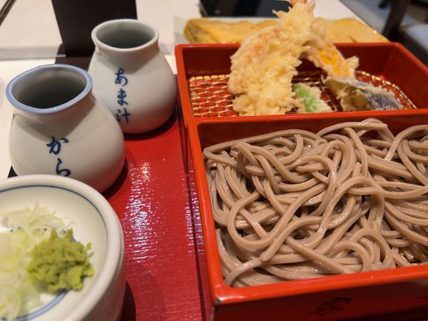 「天生粉打 ＋ 厚焼玉子」@永坂更科 布屋太兵衛 キュービックプラザ新横浜店の写真