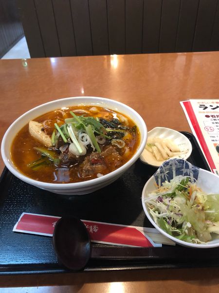 「牛肉角煮刀削麺　750円」@多福楼 川崎店の写真