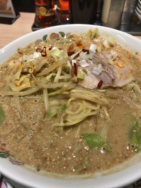 「野菜たっぷり担々麺」@餃子の王将 ジョイ・ナーホ練馬高野台駅前店の写真