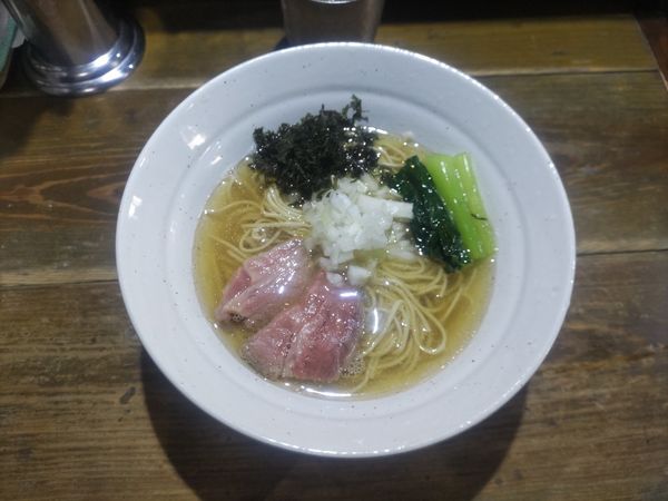 「煮干しラーメン＋和え玉」@ラーメン屋ジョンの写真