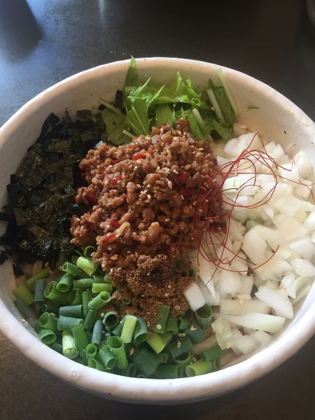 「台湾まぜそば」@らーめん まぜそば てっぺん 天白原分店の写真