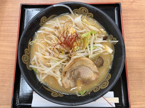 「野菜畑の味噌ラーメン（白）」@梓川サービスエリア 上りの写真