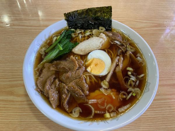 「下館ラーメン・トリ皮」@あじさいラーメンの写真