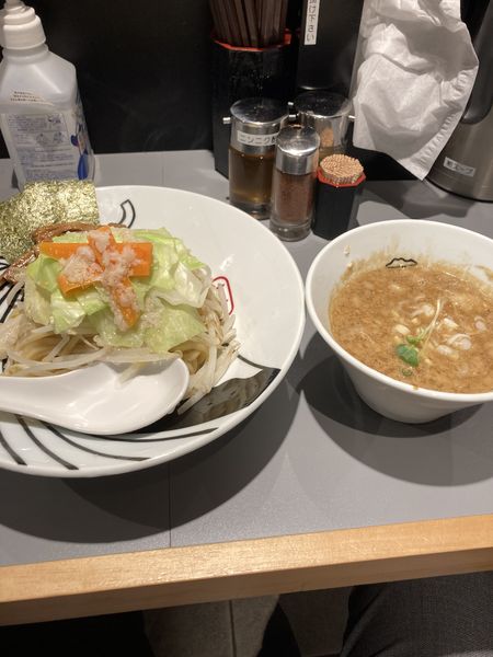 「野菜にんにくつけ麺　300g」@つけ麺 一番 本八幡店の写真
