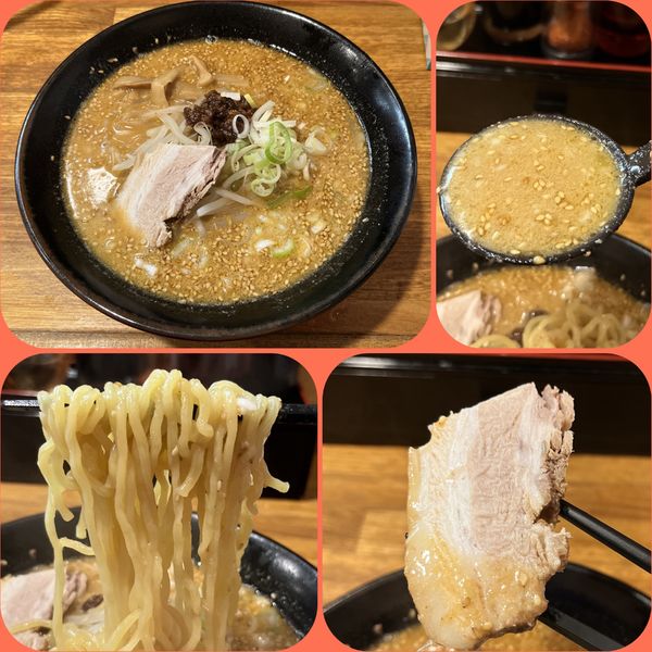 「胡麻味噌麺￥690」@龍ラーメンの写真