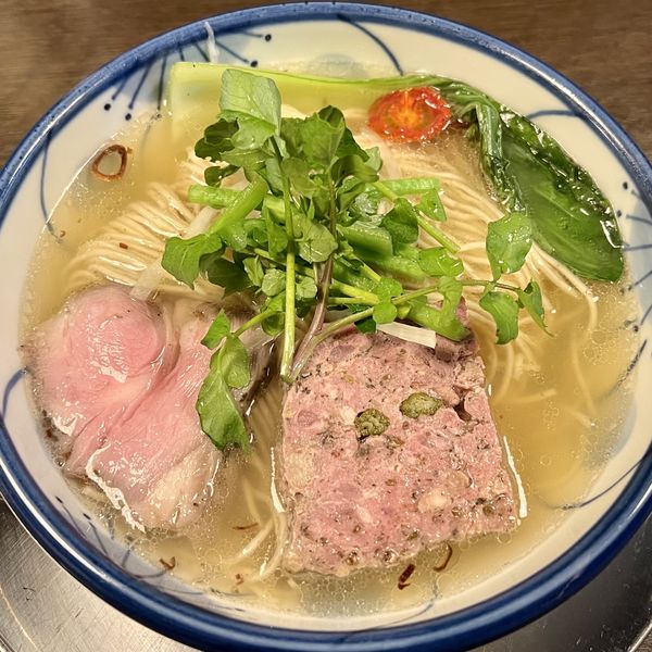 「ひつじそば（パクチー→クレソンに変更）」@ひつじそば 人と羊の写真