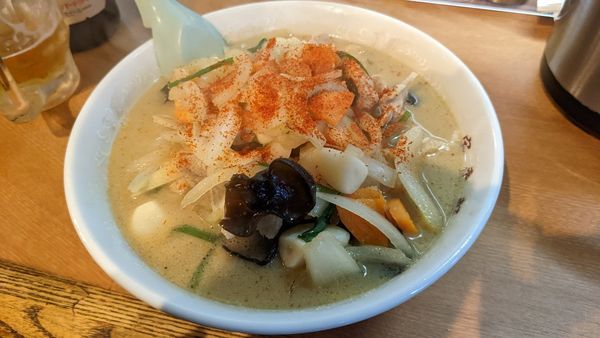 「大蒜ラーメン（850円）」@宝来軒 三代目の写真