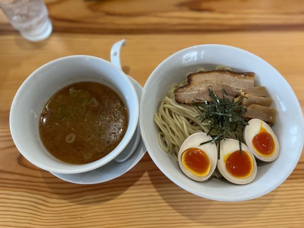 「塩つけ麺＋煮卵」@よなやの写真