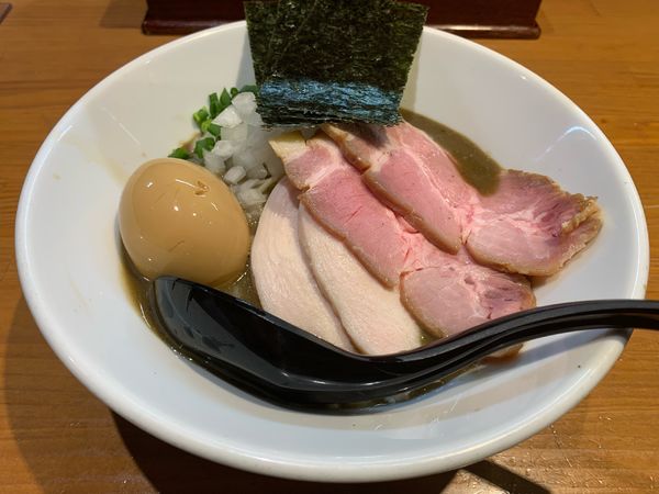 「特製濃厚蕎麦」@亀戸煮干中華蕎麦 つきひの写真