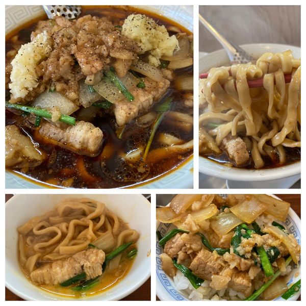 「スタミナ　生玉子　半ライス」@MARU喜の写真