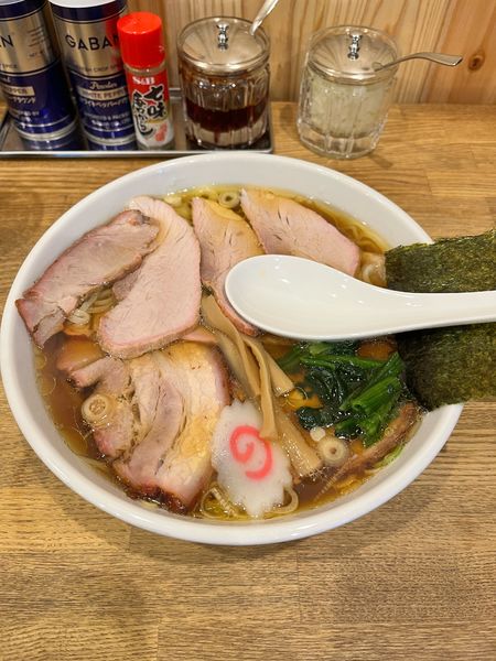 「焼豚ワンタン麺」@白河中華そば こすがの写真