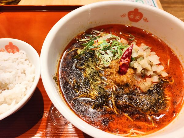 「青鬼・担々麺」@香家 高田馬場メトロピア店の写真