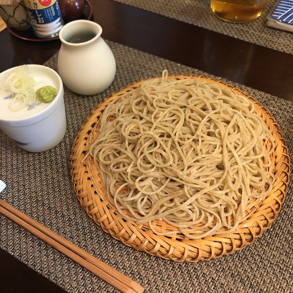 「もりそば」@自家製粉手打蕎麦 猪口才の写真