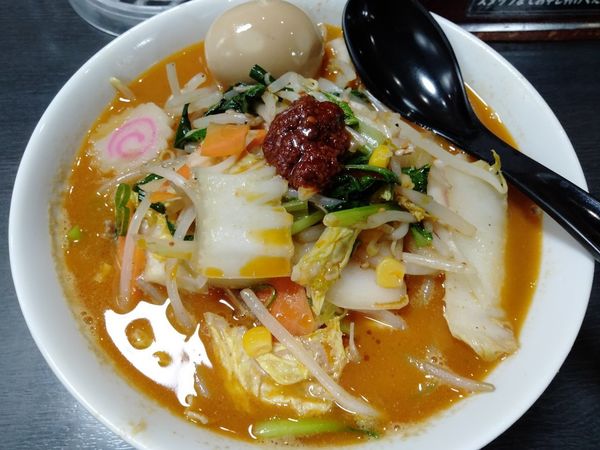 「辛タンメン」@らーめん春樹 イオンモール船橋店の写真