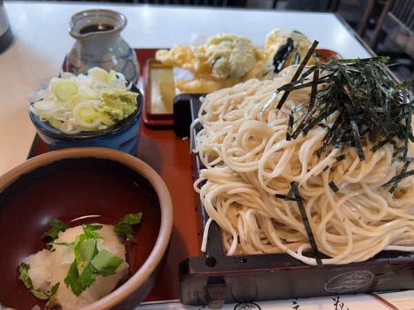 「天ざる ＋ 大盛」@立花そばの写真