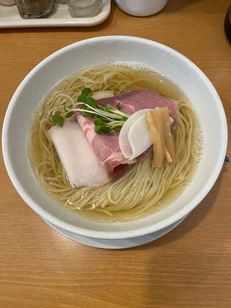 「煮干塩そば 980円」@自家製麺 TERRAの写真