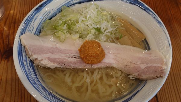 「辛みそ山塩ラーメン¥1000」@会津山塩らーめん 塩々の写真