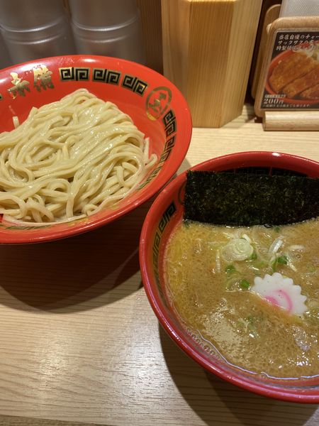 「豚鷄つけ麺(並)」@赤備の写真