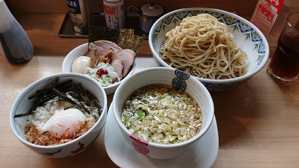 「豚鴨特製つけそば 多賀野丼」@中華そば 多賀野の写真