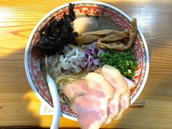 「味玉　激煮干しそば」@純水煮干し中華そば 匠庵の写真