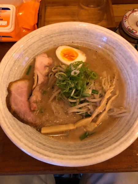 「比内地鶏味噌中華そば」@比内地鶏中華そば 田乃井の写真