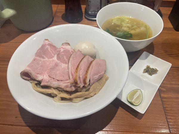 「【限定】鴨つけ麺（塩）」@麺屋 真心の写真