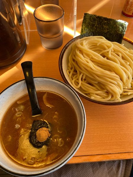 「つけそば➕大盛」@大輪 鴨川店の写真