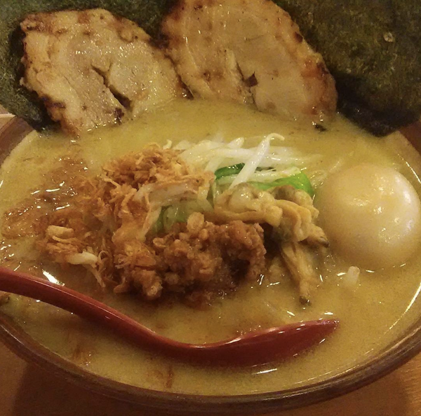 「江戸間味噌 炙りチャーシュー2枚 味噌漬煮玉子」@みそ屋 田所商店 WBG店の写真