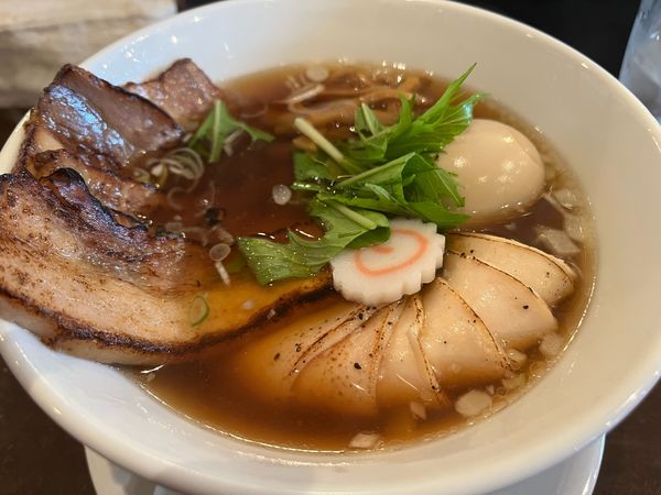 「風虎醤油全部乗せ」@麺や風虎の写真