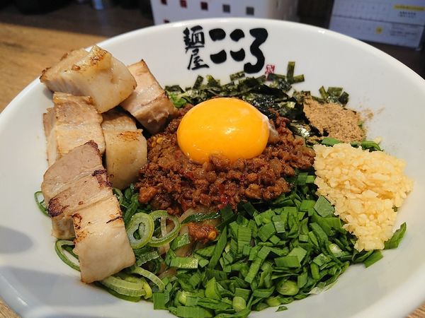 「台湾まぜそば」@麺屋こころ 御茶ノ水店の写真