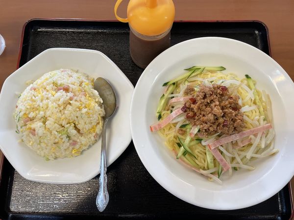 「冷麺セット　￥７５０」@中国料理 京華の写真
