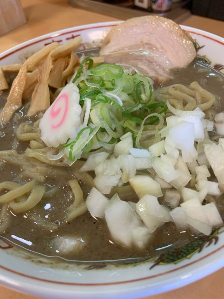 「ガッツ煮干しラーメン」@煮干らーめん 老翁亭の写真