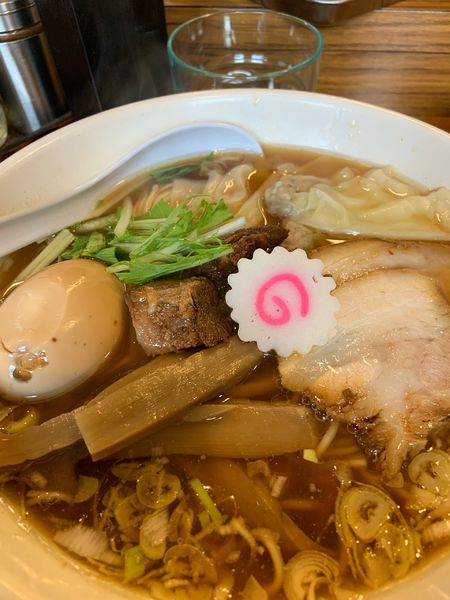 「特製中華そば」@中華ソバ 素和可の写真