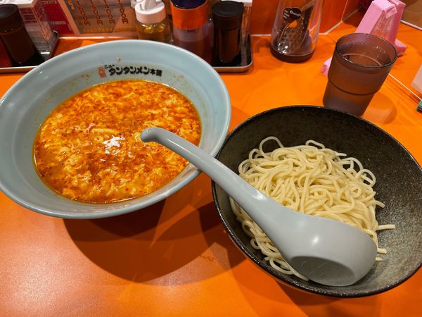 「つけタン + チャーハン半盛り」@元祖ニュータンタンメン本舗 相模原店の写真