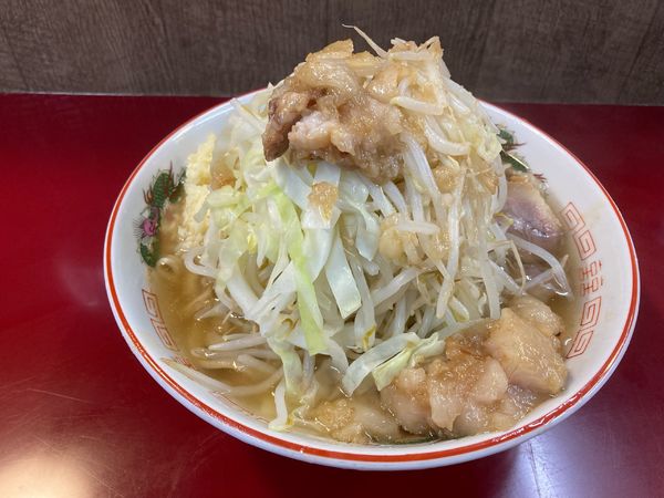 「小ラーメン・ニンニク、ヤサイ、アブラ」@ジラフの写真