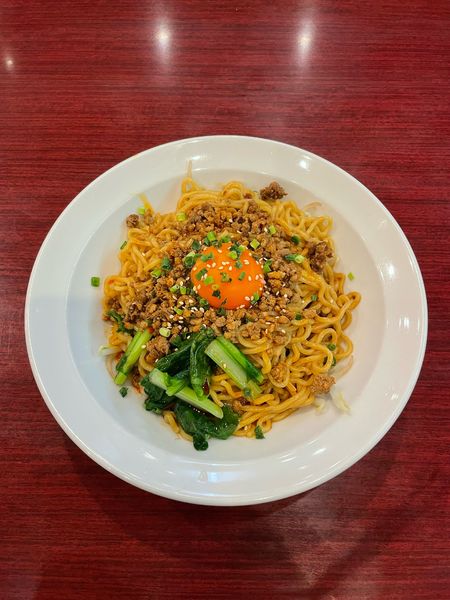 「汁なし担々麺(880円)」@元気餃子酒場 京急蒲田店の写真