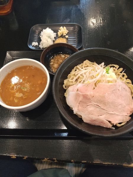 「極・どろつけ麺(中盛、ローストポーク)」@つけ麺 どでんの写真