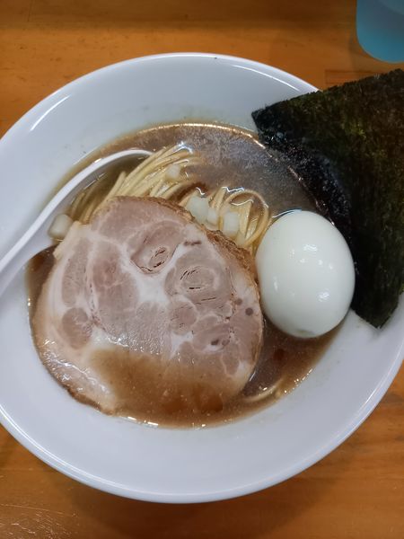 「醤油￥850＋味玉￥150＋和え玉￥200」@煮干中華ソバ イチカワの写真